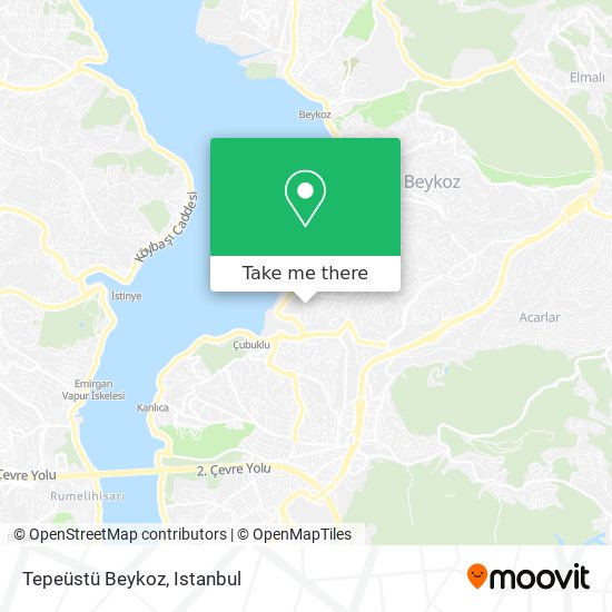 Tepeüstü Beykoz map