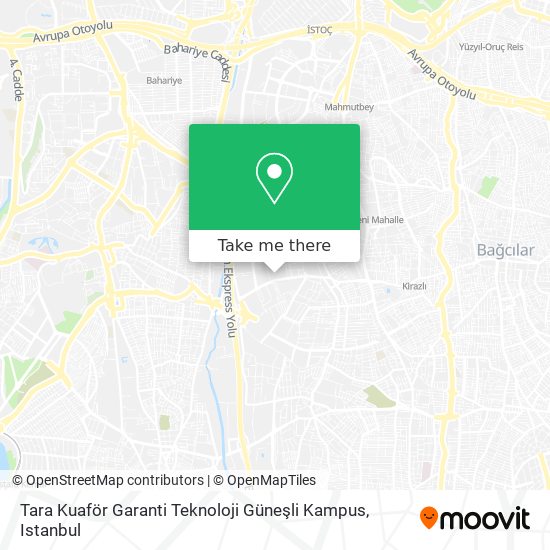 Tara Kuaför Garanti Teknoloji Güneşli Kampus map