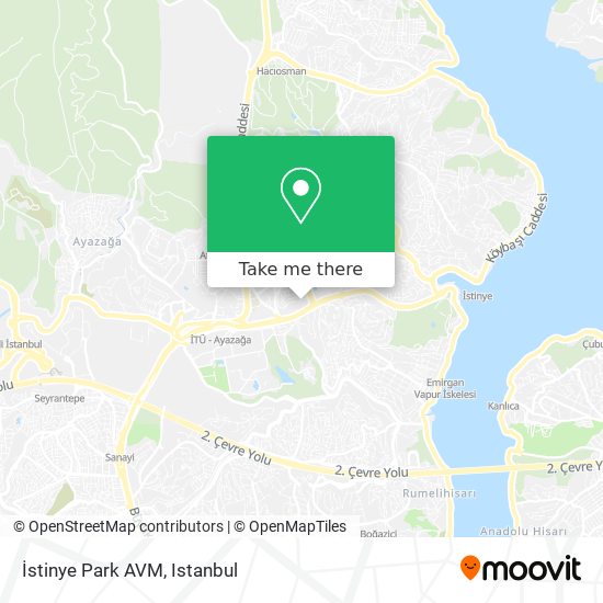 İstinye Park AVM map