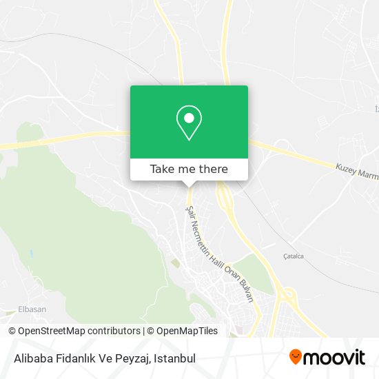 Alibaba Fidanlık Ve Peyzaj map