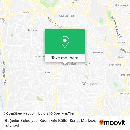 Bağcılar Belediyesi Kadın Aile Kültür Sanat Merkezi map