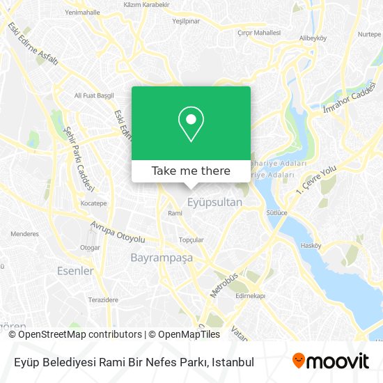 Eyüp Belediyesi Rami Bir Nefes Parkı map