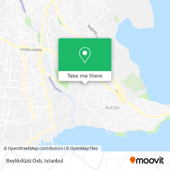 Beylikdüzü Osb map