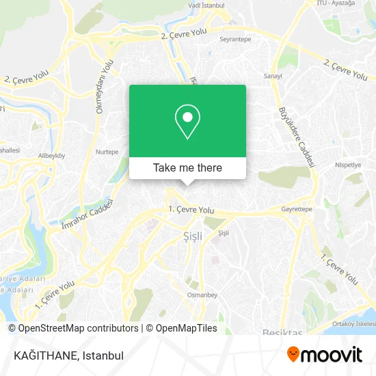 KAĞITHANE map