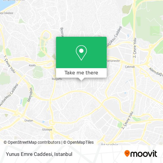 Yunus Emre Caddesi map