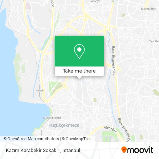 Kazım Karabekir Sokak 1 map