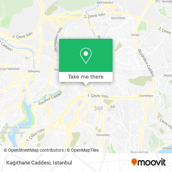 Kağıthane Caddesi map