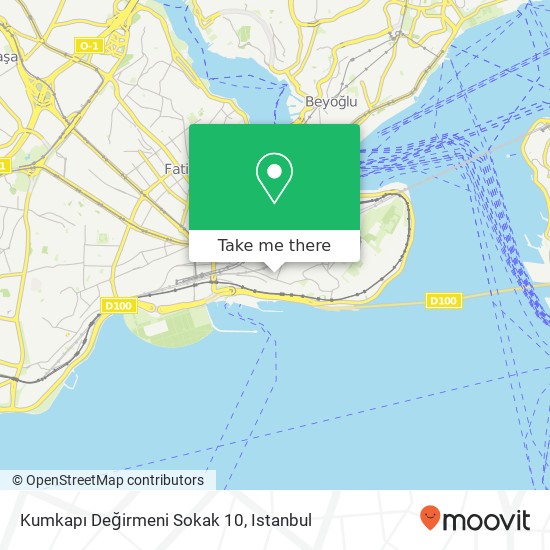 Kumkapı Değirmeni Sokak 10 map