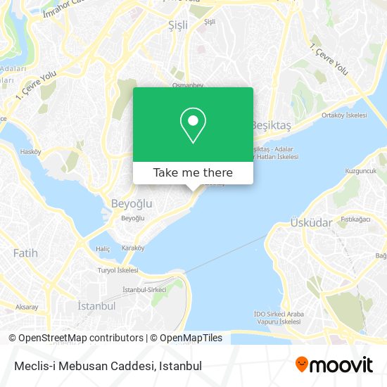Meclis-i Mebusan Caddesi map