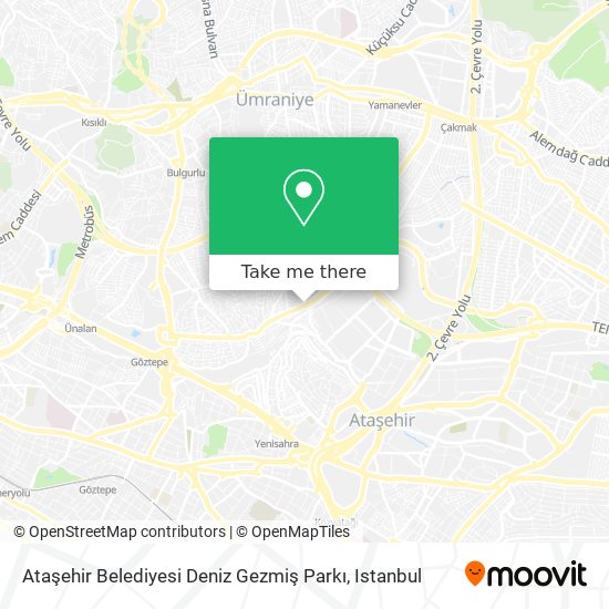 Ataşehir Belediyesi Deniz Gezmiş Parkı map