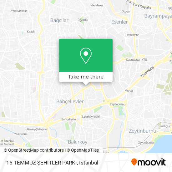 15 TEMMUZ ŞEHİTLER PARKI map