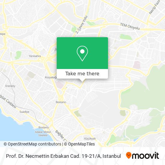 Prof. Dr. Necmettin Erbakan Cad. 19-21 / A map