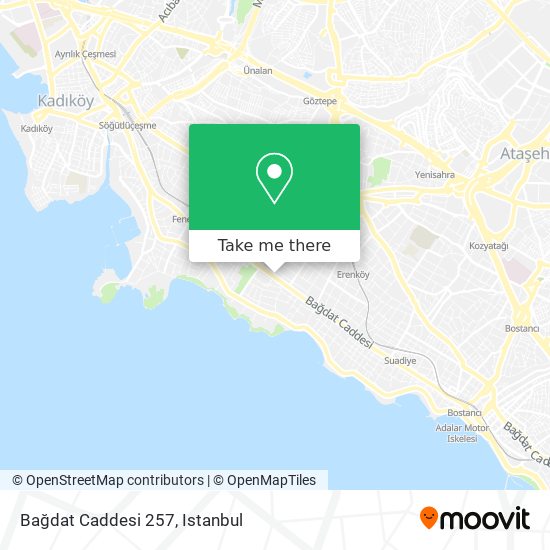 Bağdat Caddesi 257 map
