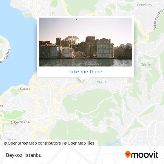 Beykoz map