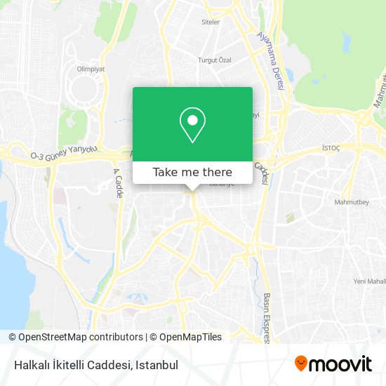 Halkalı İkitelli Caddesi map