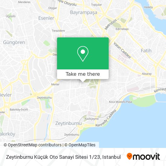 Zeytinburnu Küçük Oto Sanayi Sitesi 1 / 23 map