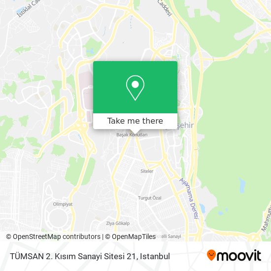 TÜMSAN 2. Kısım Sanayi Sitesi 21 map