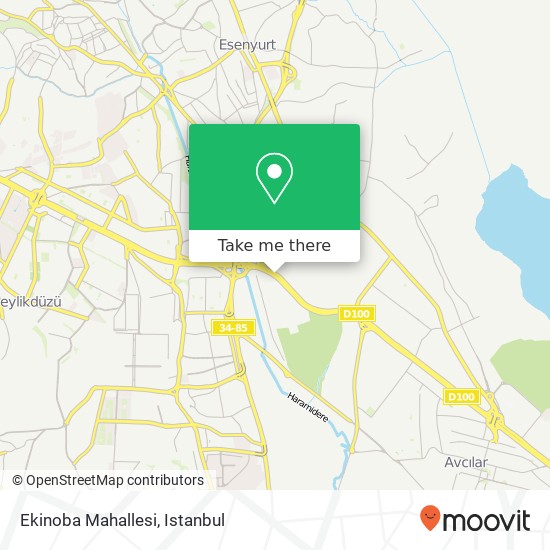 Ekinoba Mahallesi map