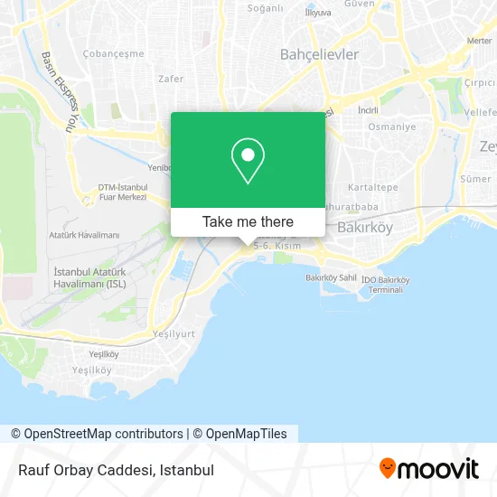 Rauf Orbay Caddesi map