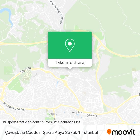 Çavuşbaşı Caddesi Şükrü Kaya Sokak 1 map