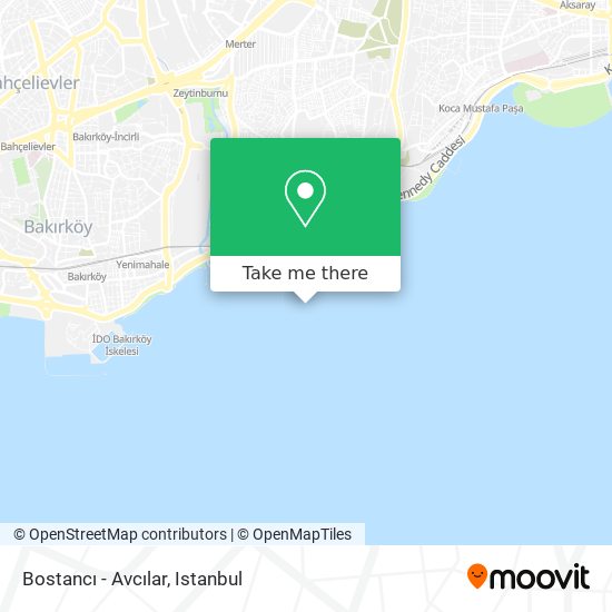 Bostancı - Avcılar map