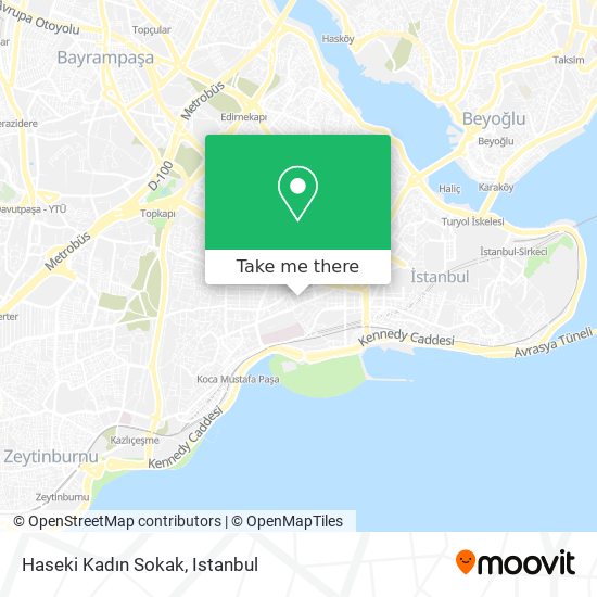 Haseki Kadın Sokak map