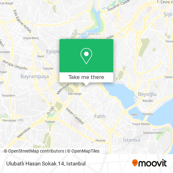 Ulubatlı Hasan Sokak 14 map