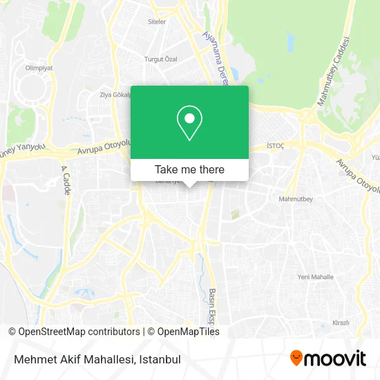 Mehmet Akif Mahallesi map