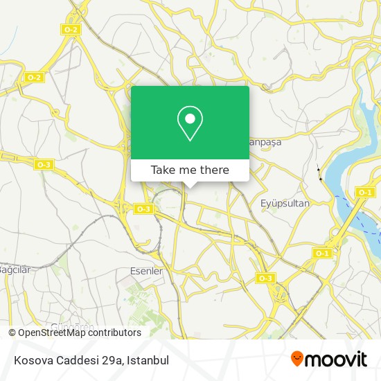 Kosova Caddesi 29a map