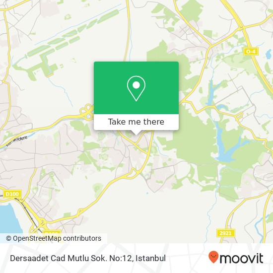 Dersaadet Cad Mutlu Sok. No:12 map