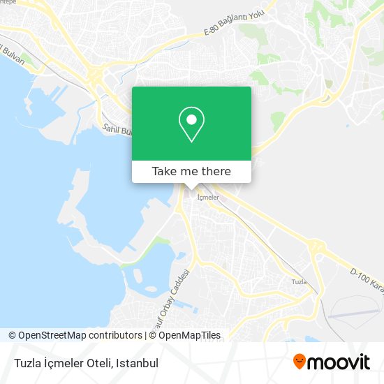 Tuzla İçmeler Oteli map