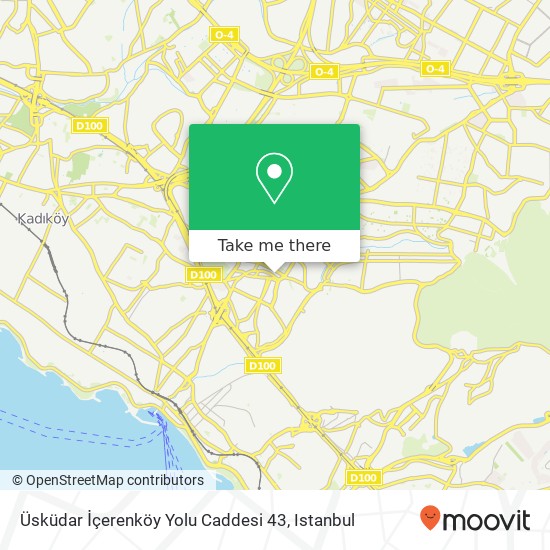 Üsküdar İçerenköy Yolu Caddesi 43 map