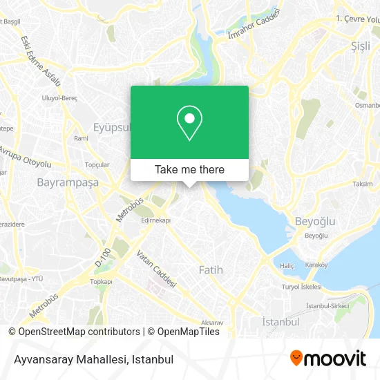 Ayvansaray Mahallesi map