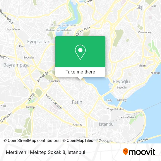 Merdivenli Mektep Sokak 8 map