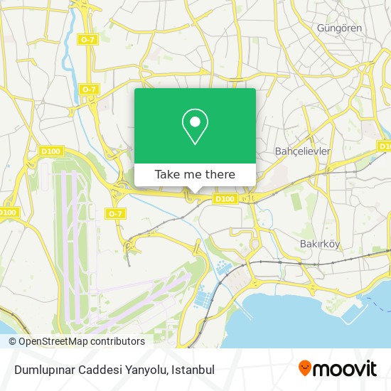 Dumlupınar Caddesi Yanyolu map