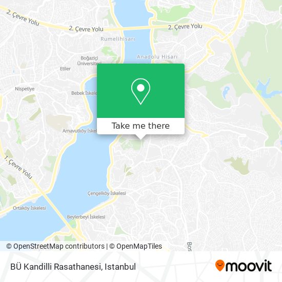 BÜ Kandilli Rasathanesi map