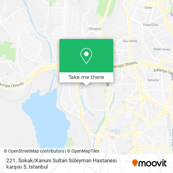 221. Sokak / Kanuni Sultan Süleyman Hastanesi karşısı 5 map