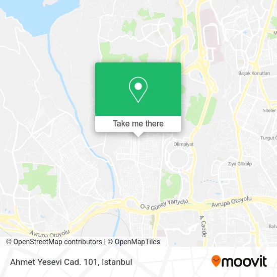 Ahmet Yesevi Cad. 101 map