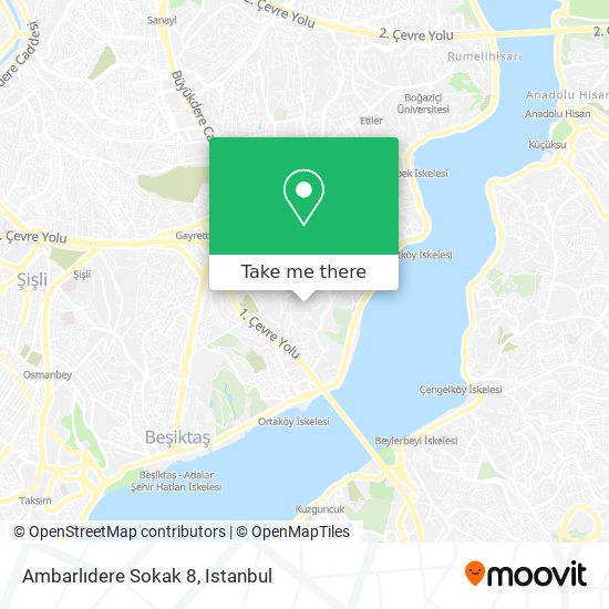 Ambarlıdere Sokak 8 map