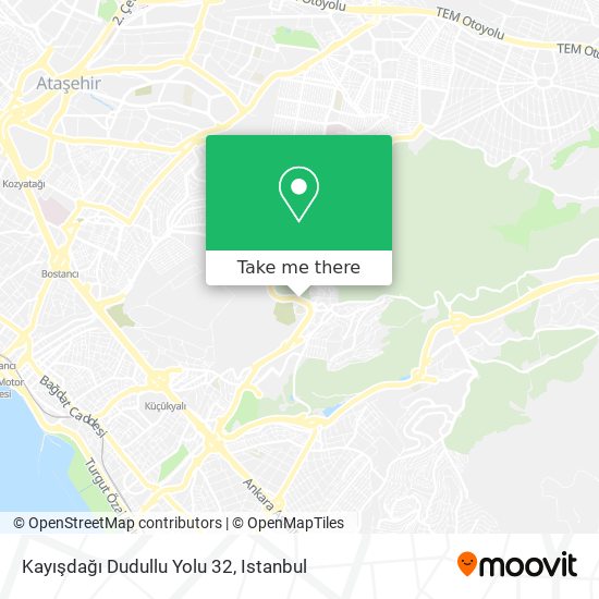Kayışdağı Dudullu Yolu 32 map