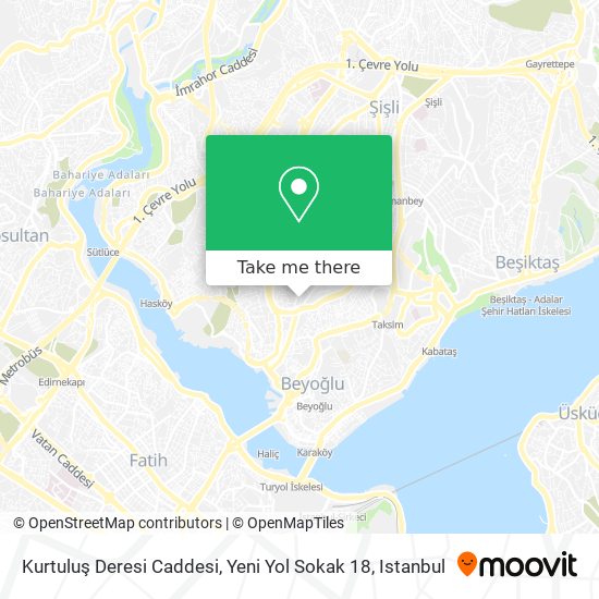 Kurtuluş Deresi Caddesi, Yeni Yol Sokak 18 map