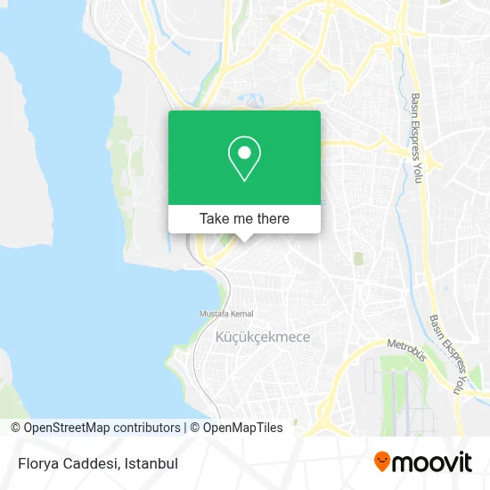 Florya Caddesi map