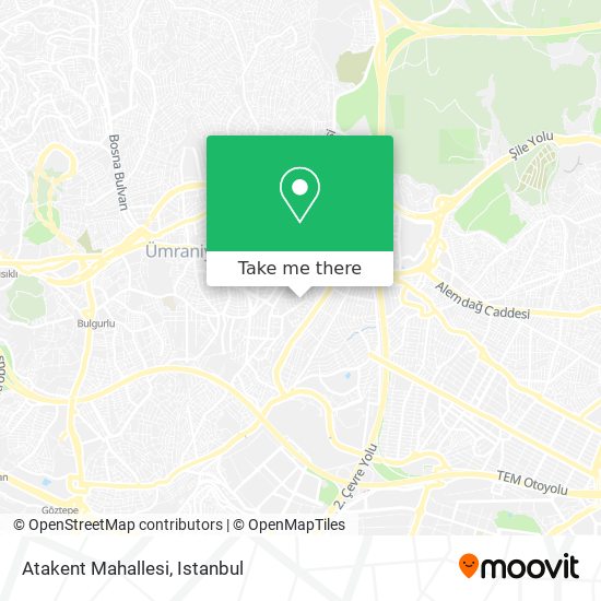 Atakent Mahallesi map