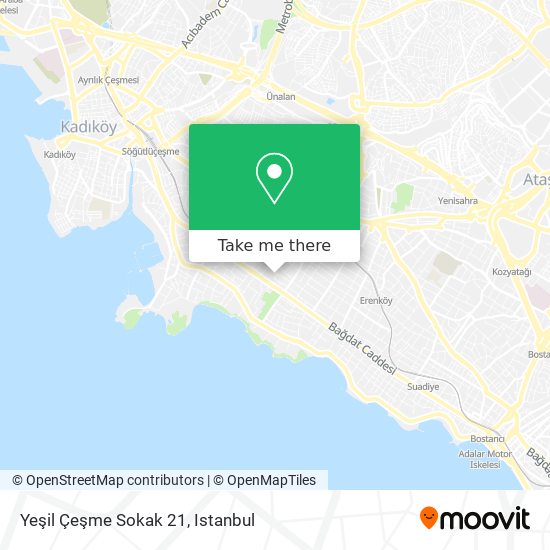 Yeşil Çeşme Sokak 21 map