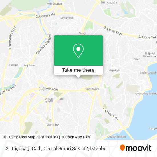 2. Taşocağı Cad., Cemal Sururi Sok. 42 map