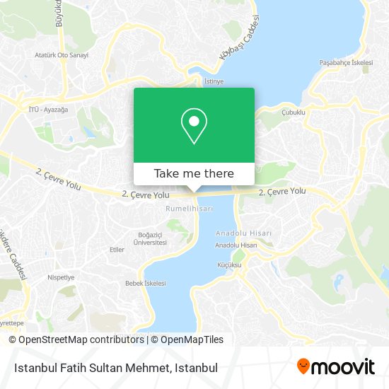 Istanbul Fatih Sultan Mehmet map