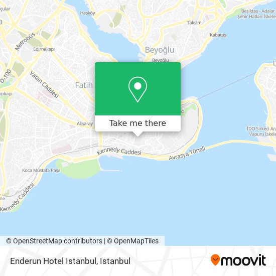 Enderun Hotel Istanbul map