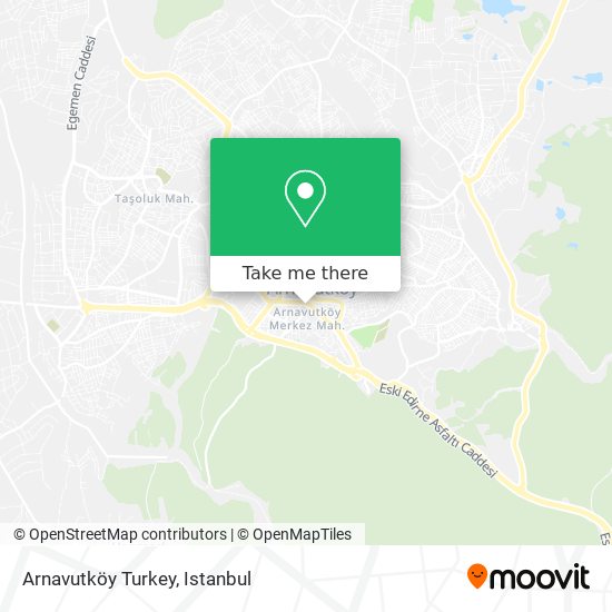 Arnavutköy Turkey map