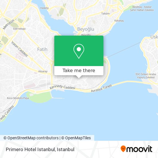 Primero Hotel Istanbul map