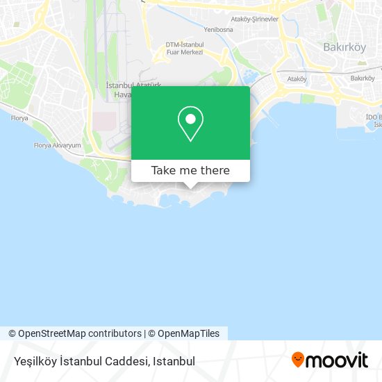 Yeşilköy İstanbul Caddesi map